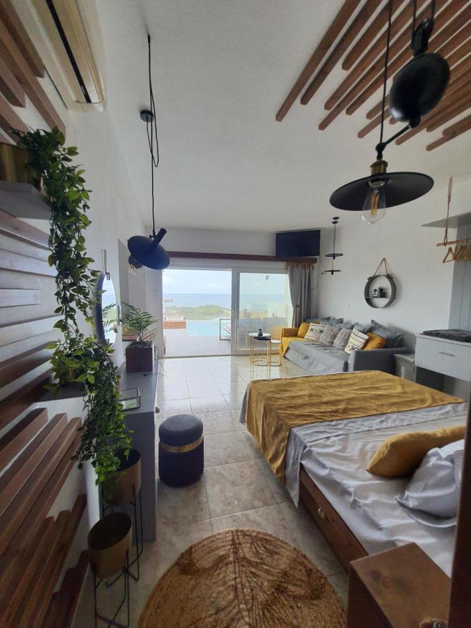 Tramonto Luxury Villa No2 - Breathtaking Sunset View Foiníkion Buitenkant foto
