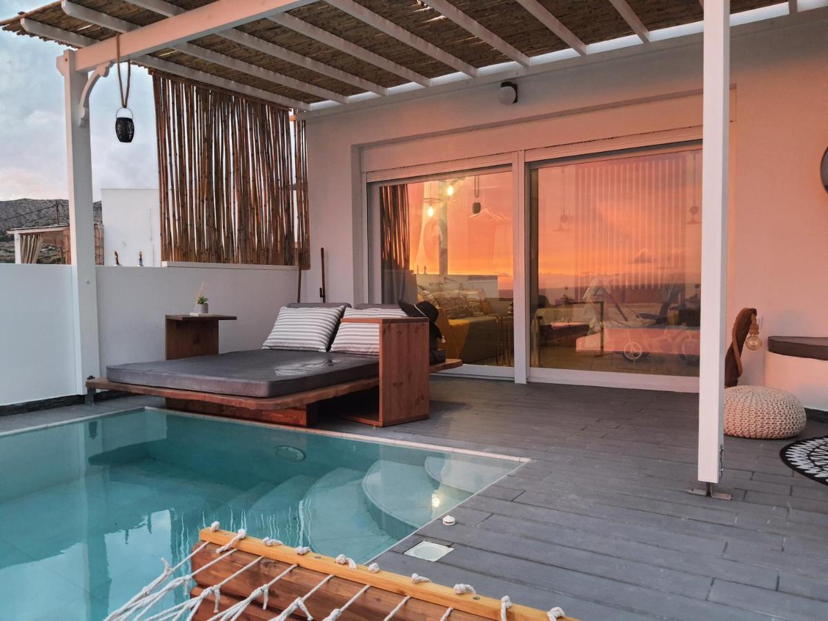 Tramonto Luxury Villa No2 - Breathtaking Sunset View Foiníkion Buitenkant foto