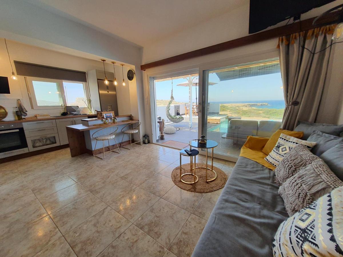 Tramonto Luxury Villa No2 - Breathtaking Sunset View Foiníkion Buitenkant foto