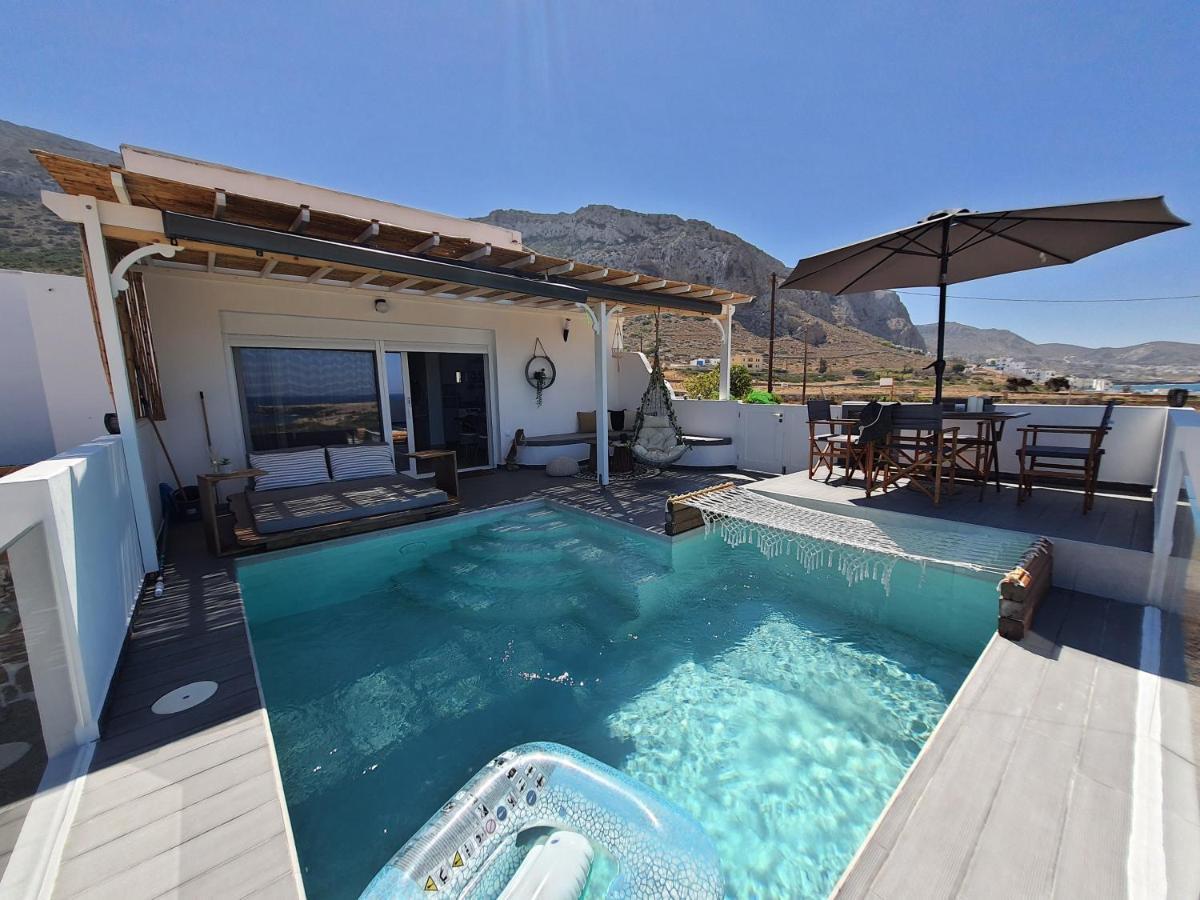 Tramonto Luxury Villa No2 - Breathtaking Sunset View Foiníkion Buitenkant foto