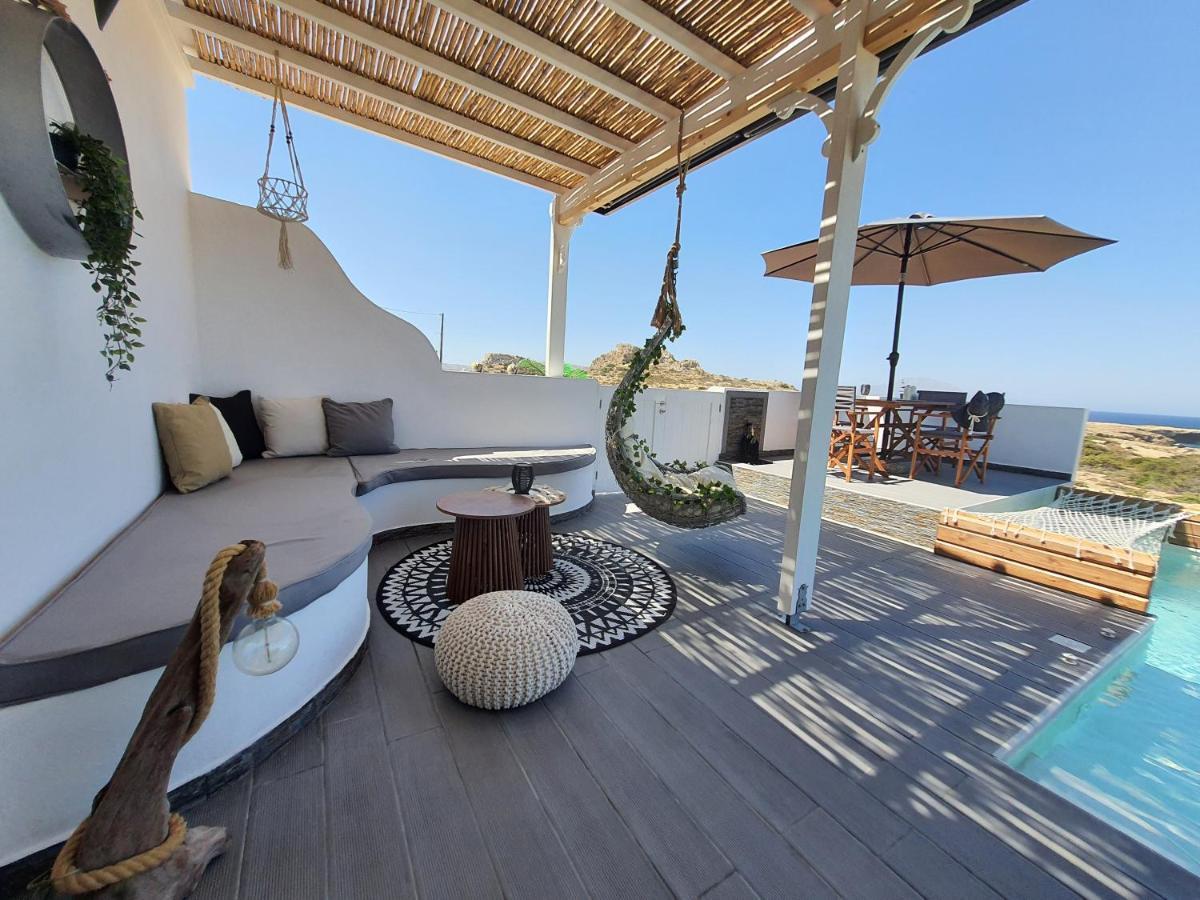 Tramonto Luxury Villa No2 - Breathtaking Sunset View Foiníkion Buitenkant foto