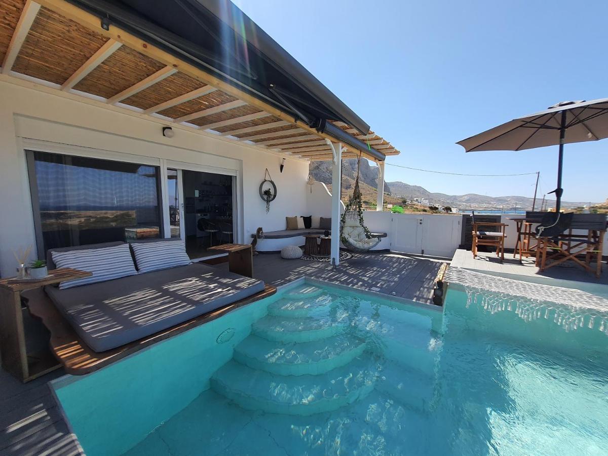 Tramonto Luxury Villa No2 - Breathtaking Sunset View Foiníkion Buitenkant foto
