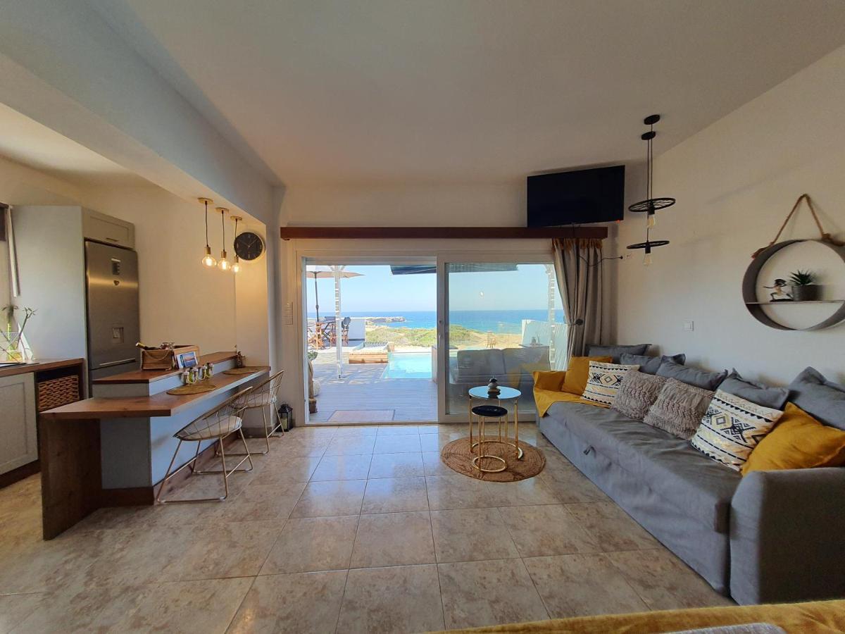 Tramonto Luxury Villa No2 - Breathtaking Sunset View Foiníkion Buitenkant foto